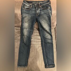 American Eagle Outfitters Dark Wash Straight Leg Jeans